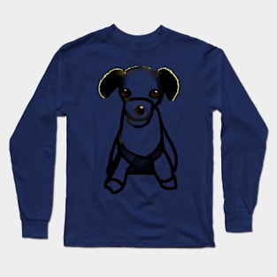 Puppy with Glittering Ears Long Sleeve T-Shirt